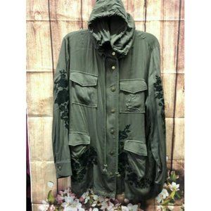 Andree by Unit hooded jacket SIZE MEDIUM